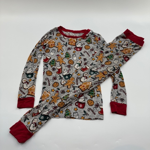 Little Sleepies Other - Little Sleepies Christmas Pajama Set Kids Size 5/6 Long Sleeve Matching Set Holi